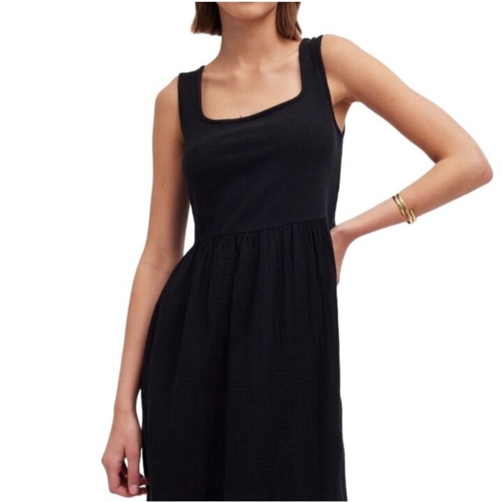 Madewell Black Sleeveless Dress